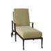 Woodard Wiltshire 79.3" Long Reclining Single Chaise Metal | 25 H x 28.25 W x 79.25 D in | Outdoor Furniture | Wayfair 4Q0470-48-43C