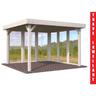 Italfrom © - Gazebo da Giardino in Legno Lamellare d'Abete Nordico - cm 350X350cm - Italfromgiard6