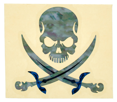 Jockomo Pirate Skull Sticker