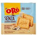 6X Oro Saiwa Wholemeal Biscuits with Vanilla, Milk and Cereals 300g Wholemeal shortbread with no Added Sugar Cookies 100% Italian Biscuits