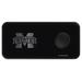 Black Mississippi State Bulldogs 3-in-1 Glass Wireless Charge Pad