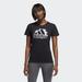 Adidas Tops | Adidas Black See You Badge Of Sport Tee Shirt Xs | Color: Black/Silver | Size: Xs