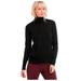 Plus Size Women's Turtleneck Sweater by ellos in Black (Size 22/24)