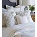 Eastern Accents Brentwood by Barclay Butera Duvet Cover Set Cotton in Blue/White | Super Queen Duvet Cover + 5 Shams + 3 Throw Pillow | Wayfair