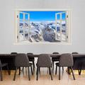 East Urban Home Snow Mountain Range Mural - Winter 3D Wall Decal Canvas/Fabric in Blue/Gray/White | 22 H x 33 W in | Wayfair