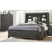 Latitude Run® Bellegarde Low Profile Standard Bed Wood in Brown/Gray | 56 H x 80 W x 92 D in | Wayfair B456E62FFE9E41E28A867CE5D874F64B