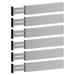 Rebrilliant Mahaney 0.5" H x 1.5" W x 22" D Multi-Purpose Drawer Organizer Bamboo in Gray | 0.5 H x 1.5 W x 22 D in | Wayfair