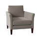 Armchair - Red Barrel Studio® Garysburg 31.75" Wide Armchair Polyester/Other Performance Fabrics in Gray/Brown | 33 H x 31.75 W x 36.75 D in | Wayfair