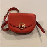 Coach Bags | Authentic Coach Belt Bag In Red Leather | Color: Gold/Red | Size: Os