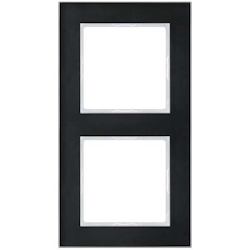 Jung Glasrahmen 2-fach sw AC 582 GL SW AC582GLSW