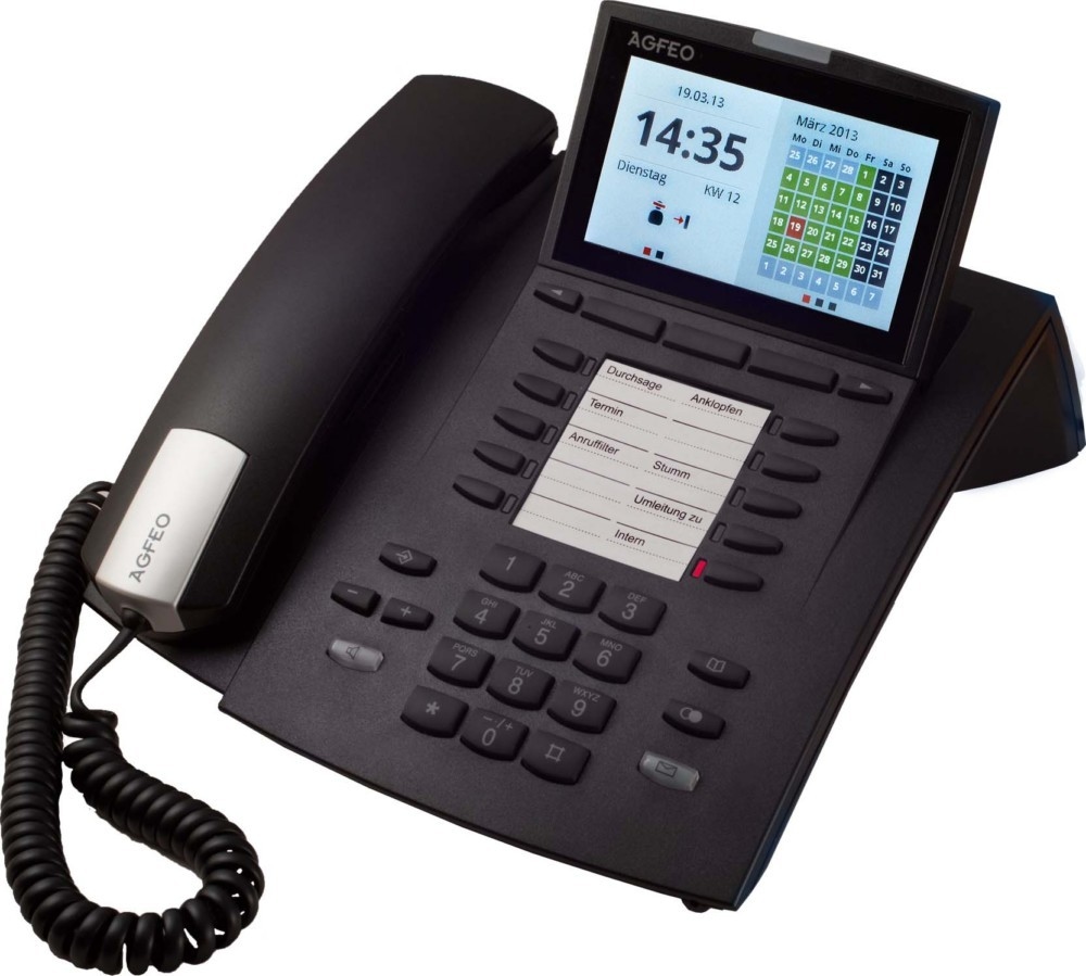 Agfeo Systemtelefon VoIP ST 45 IP sw AGFEO 6101322 Image