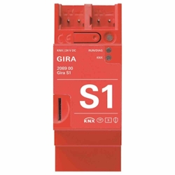 Gira S1 Datenschnittstelle, REG, 2TE, Bussystem KNX, ohne andere Bussysteme, Ethernet Image