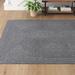 Gray 120 x 0.5 in Indoor/Outdoor Area Rug - Sand & Stable™ Leroux Charcoal Area Rug Polypropylene | 120 W x 0.5 D in | Wayfair