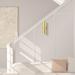 Everly Quinn 1 - Light Dimmable Armed Sconce Metal in Yellow | 13.5 H x 4.75 W x 3.9 D in | Wayfair 589B33DB196C4AA88AAB36DECBAB2D89