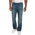 Men's Big & Tall Liberty Blues™ Athletic Fit Side Elastic 5-Pocket Jeans by Liberty Blues in Blue Wash (Size 48 40)