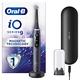 Oral-B iO9 Electric Toothbrushes For Adults, Gifts For Women / Men, App Connected Handle, 1 Toothbrush Head & Charging Travel Case, 7 Modes with Teeth Whitening, 2 Pin UK Plug, Black