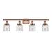 Innovations Lighting Bruno Marashlian Small Bell 36 Inch 4 Light Bath Vanity Light - 916-4W-AC-G52