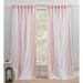 Amalgamated Textiles Exclusive Home Catarina Laye Solid Room Darkening & Sheer Hidden Tab/Rod Pocket Top Curtain Panel Pair in Red | Wayfair