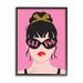 Stupell Industries Punk Rock Fashion Girl Power Phrase Pop Art by Angela Nickeas - Graphic Art Print on Canvas in Black/Pink | Wayfair