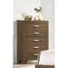 Latitude Run® Yamala 5 Drawer 32" W Chest Wood in Brown | 44 H x 32 W x 16 D in | Wayfair 48D843B4693A4A96AD4273C82A15ED66