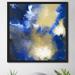 Ivy Bronx Psalm 23:4 You Comfort Me by Mark Lawrence - Print Plastic/Acrylic in Blue | 25.5 H x 25.5 W x 1 D in | Wayfair