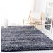 Blue/Navy 84 x 1.81 in Indoor Area Rug - Latitude Run® Audri Abstract Navy/Ivory Area Rug Polypropylene | 84 W x 1.81 D in | Wayfair