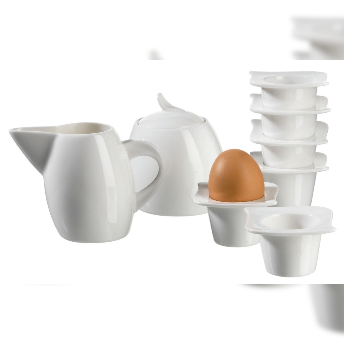 MÄSER 6 Eierbecher + Zuckerdose und Giesser, 922224 Image