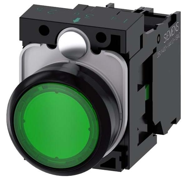 Siemens Dig.Industr. Drucktaster 3SU1102-0AB40-1BA0 3SU11020AB401BA0 Image