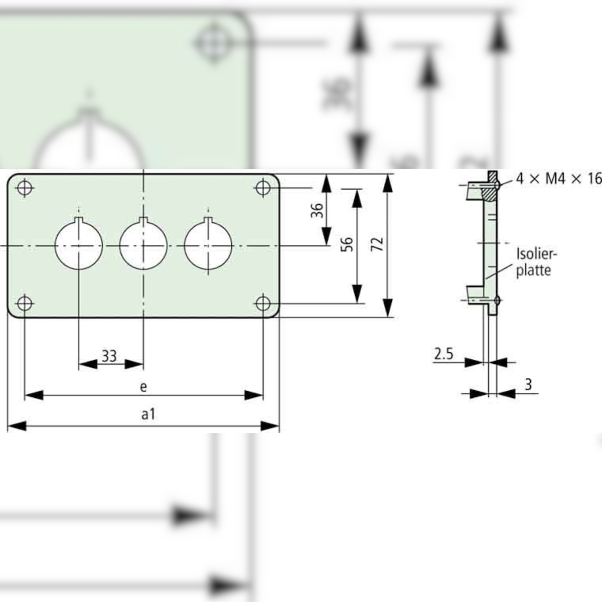 Eaton Einbautableau M22-E4 216545 Image