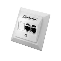 Panduit Schrägzentralplatte 3-Port CS2P6TGAWY Image