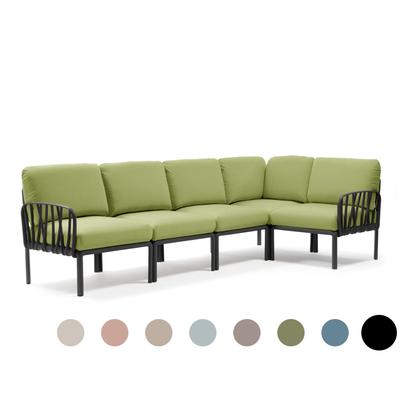 NARDI »Komodo« Sofalounge 5 Gestell weiß / Bezug canvas Sunbrella laminato Image