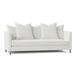 Bernhardt Taylor 87.5" Wide Patio Sofa w/ Cushions Metal/Rust - Resistant Metal in Gray | 29 H x 87.5 W x 38.5 D in | Wayfair O7417_6016-000