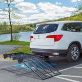 Silver Spring Hitch Mobility Carrier 400 lb Travel & Powerchair Cover Metal in Black | 48 W in | Wayfair SC400-DK-WC