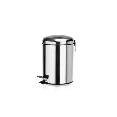 WAS Germany - Treteimer mit Kunststoffeinsatz, 12 ltr., Ø 25 cm, Edelstahl Image
