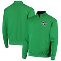 Men's Colosseum Green Notre Dame Fighting Irish Tortugas Logo Quarter-Zip Jacket