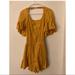 American Eagle Outfitters Other | American Eagle Mustard Romper | Color: Yellow | Size: M