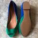Madewell Shoes | $138 New Madewell Suede Flat Green Blue 8.5 | Color: Blue/Green | Size: 8.5