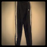 Adidas Pants | 1990s Adidas Track Pants Classic Vintage | Color: Black/White | Size: Xl