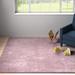 White 36 x 1.26 in Area Rug - Ebern Designs Laraby Pink Area Rug | 36 W x 1.26 D in | Wayfair 1784B8230DF34E3E990E0B0083B669FD