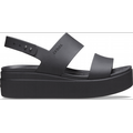 Crocs Black / Black Brooklyn Low Wedge Shoes