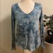 American Eagle Outfitters Tops | American Eagle Outfitters Soft & Sexy Tie-Dye Tee | Color: Blue | Size: S