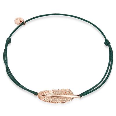 Glanzstücke München Armband Feder Sterling Silber in Roségold 15,0 - 22,0 cm, flexibel einstellbar Damen Image