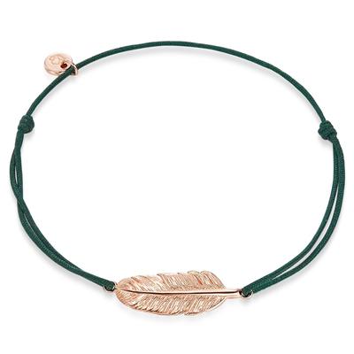 Glanzstücke München - Armband Feder Sterling Silber in Roségold Armbänder & Armreife 1 ct Damen