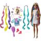 ​Barbie Fantasy Hair Doll, Brunette, with 2 Decorated Crowns, 2 Tops & Accessories for Mermaid and Unicorn Looks, Plus Hairstyling Pieces, for Kids 3 to 7 Years Old