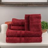 Etta Avenue™ Alexis Soft 6 Piece Towel Set Terry Cloth/100% Cotton in Red/Brown | 30 W in | Wayfair CHMB1403 39731941