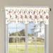 August Grove® Ornellas Floral Scalloped 60" Window Valance Polyester in Red | 19 H x 60 W x 2 D in | Wayfair 273DDE15E0B548338A0524EA9908C234