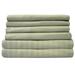 Charlton Home® Tanvir 6PC Stripped Bed Sheet Set in Green | Queen | Wayfair CHRL5734 40430727