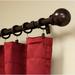 Canora Grey Plante Ball Adjustable Single Curtain Rod Metal in Brown | 0.625 H x 84 W x 0.625 D in | Wayfair 784D7D5944484DE5B9EF974308B577FF