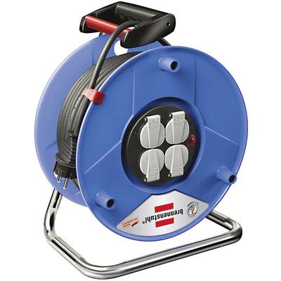 1215056 Kabeltrommel 25.00 m Schwarz Schutzkontakt-Stecker - Brennenstuhl Image