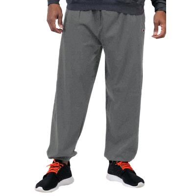 Men's Big & Tall Champion® Fleece Jogger Pants by Champion in Heather Grey (Size 4XL)